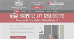 Desktop Screenshot of fireplaceandgrill.biz